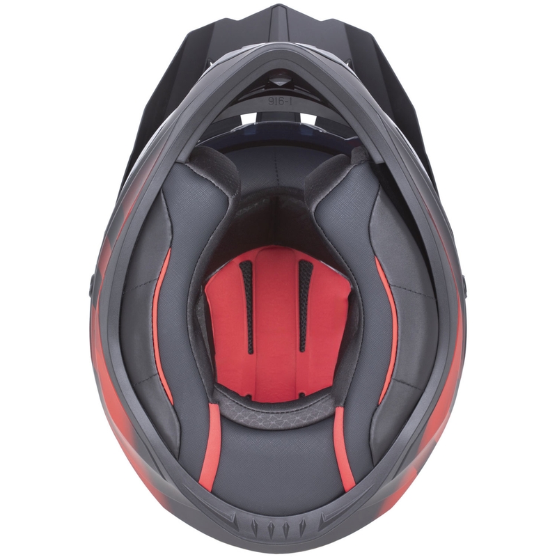 Enduro-Motorradhelm ZED XD1, matt schwarz-fluoreszierend gelb