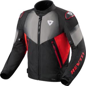 Revit Control H2O Motorradjacke schwarz-rot