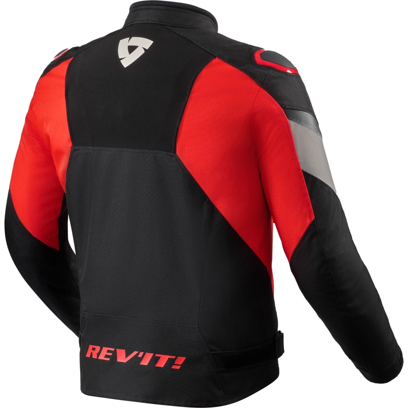 Revit Control H2O Motorradjacke schwarz-rot