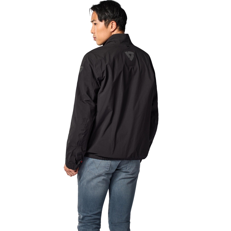 Revit Highcrest Motorradjacke Schwarz