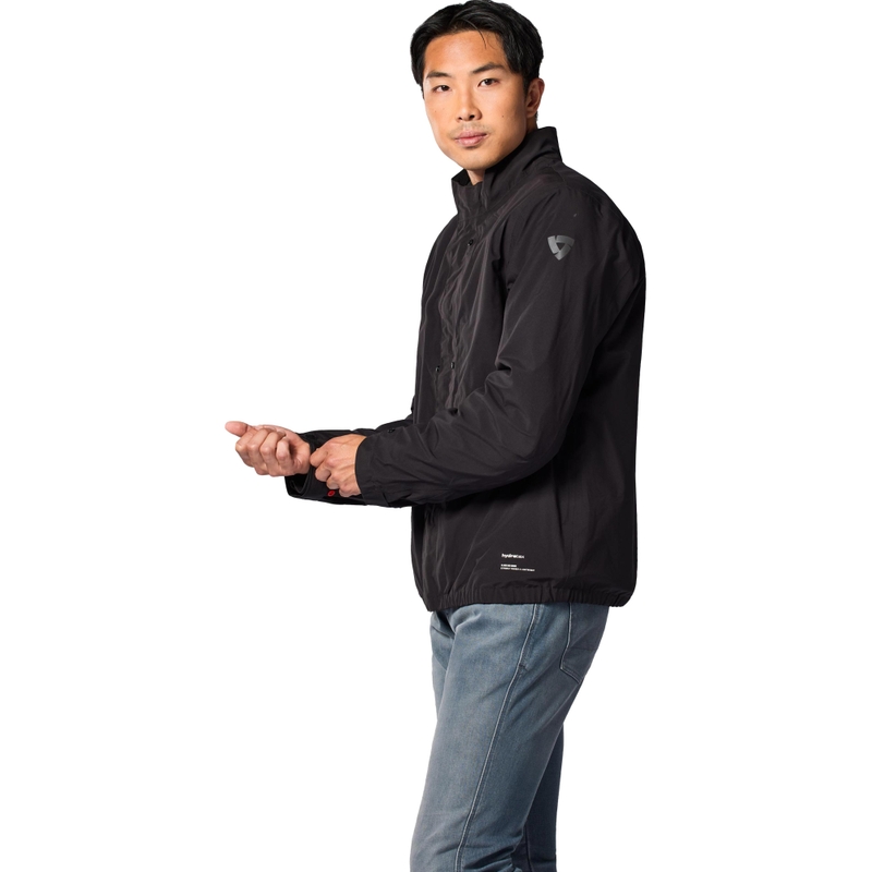Revit Highcrest Motorradjacke Schwarz