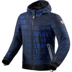 Revit Saros WB Softshell-Motorradjacke blau-blau