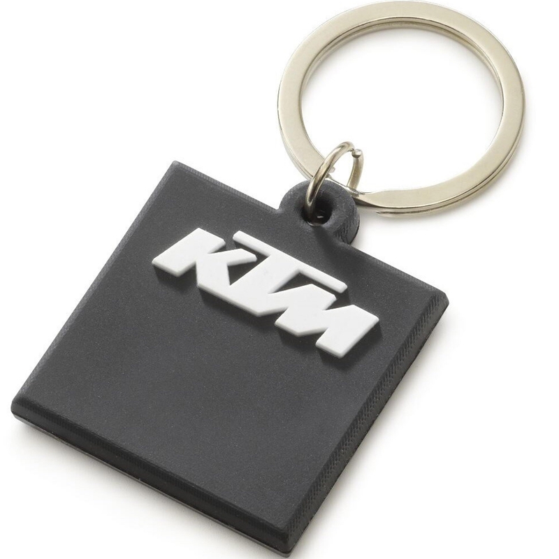 KTM Gummi-Schlüsselanhänger Schwarz