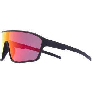 Red Bull Spect Daft Sonnenbrille, schwarz mit blau-roten Gläsern