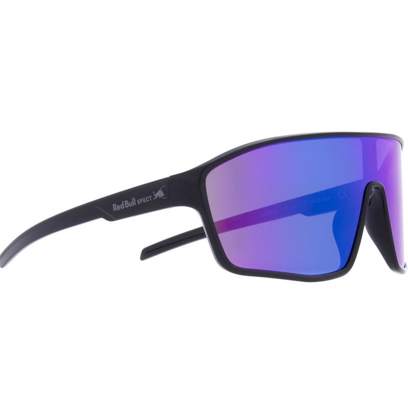 Red Bull Spect Daft Sonnenbrille, schwarz mit violetten Gläsern