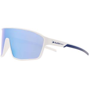 Red Bull Spect Daft Sonnenbrille, weiß mit blauen Gläsern