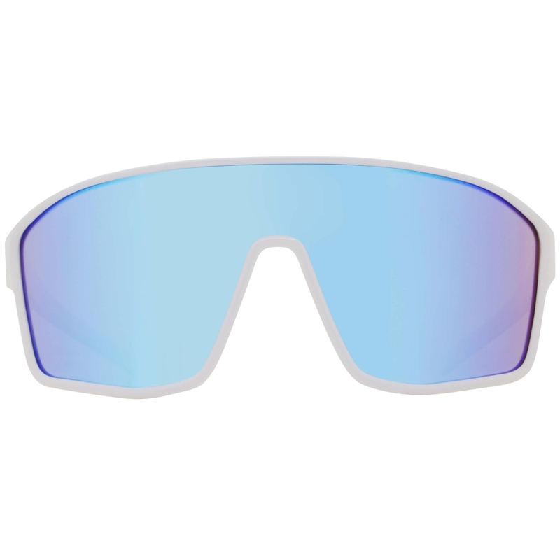 Red Bull Spect Daft Sonnenbrille, weiß mit blauen Gläsern
