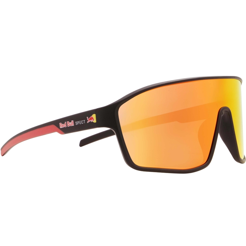 Red Bull Spect Daft Sonnenbrille, schwarz mit braunen Gläsern