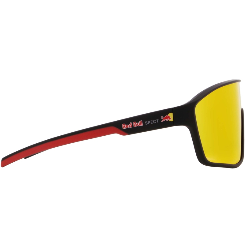 Red Bull Spect Daft Sonnenbrille, schwarz mit braunen Gläsern
