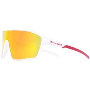 Red Bull Spect Daft Sonnenbrille, weiß mit rot-orangen Gläsern