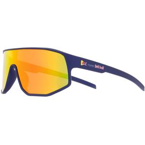 Red Bull Spect Dash Sonnenbrille, blau mit orangefarbenen Gläsern