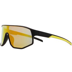 Red Bull Spect Dash Sonnenbrille, schwarz mit blau-gelben Gläsern
