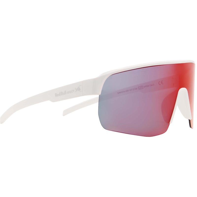 Red Bull Spect Dakota Sonnenbrille, weiß mit blau-roten Gläsern