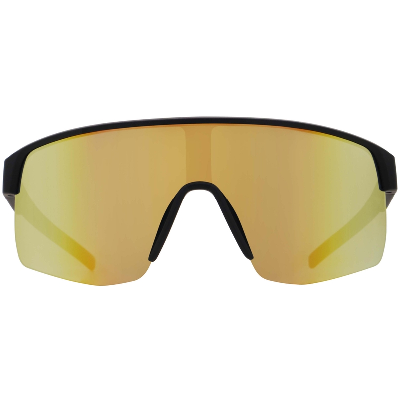 Red Bull Spect Dakota Sonnenbrille, schwarz mit blau-gelben Gläsern