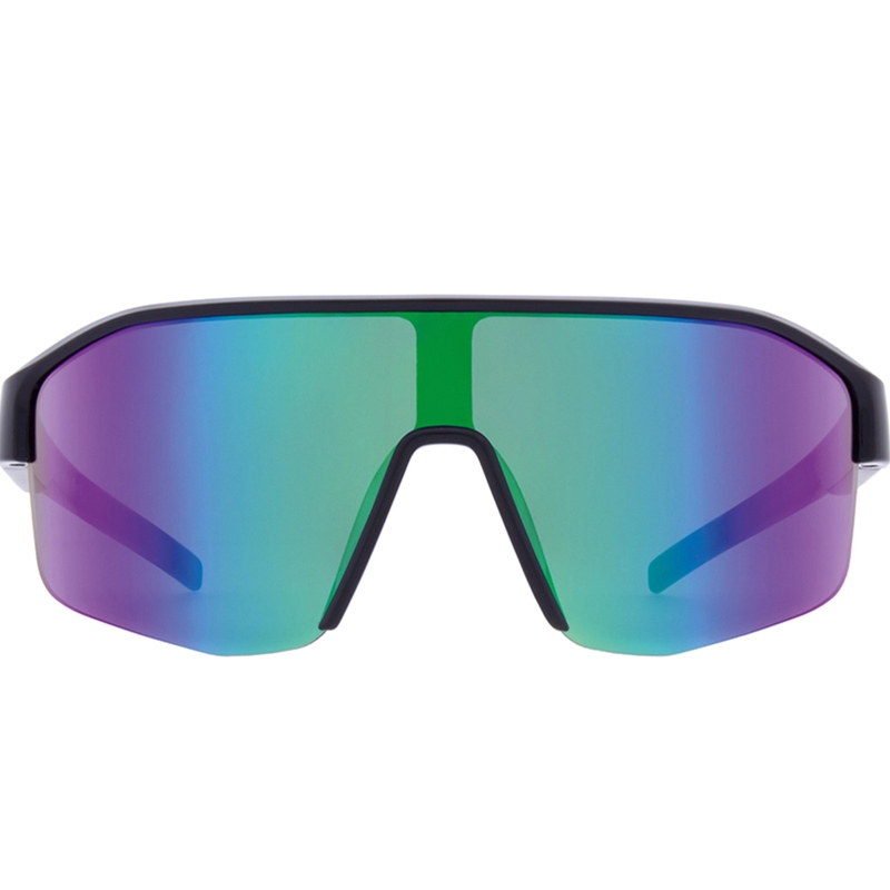 Red Bull Spect Dundee Sonnenbrille, schwarz mit lila-blauen Gläsern
