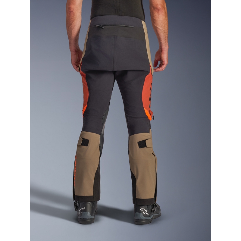 Alpinestars Halo PRO Drystar XF Motorradhose, hellbraun-dunkelorange-schwarz
