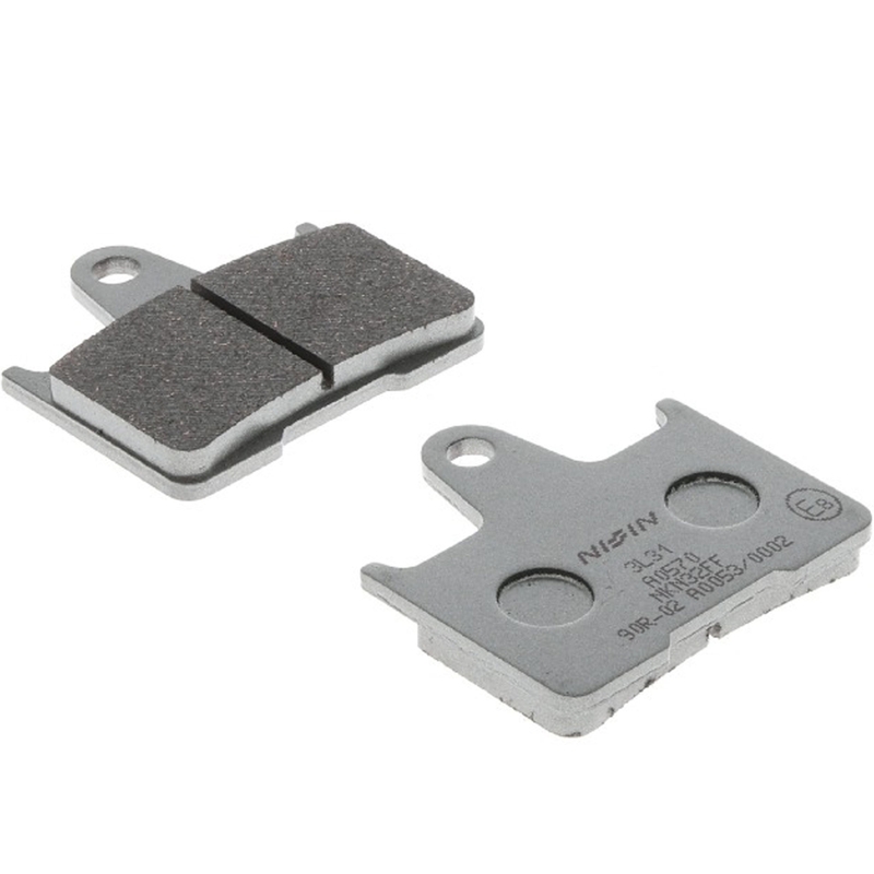 NISSIN Bremsbeläge, halbmetallische Mischung, 60x57x8,2 mm, 2 Stück