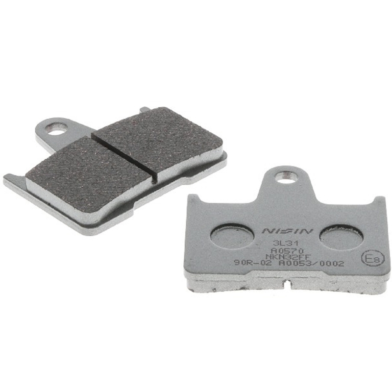 NISSIN Bremsbeläge, halbmetallische Mischung, 40 x 53,5 x 8,7 mm, 2 Stück