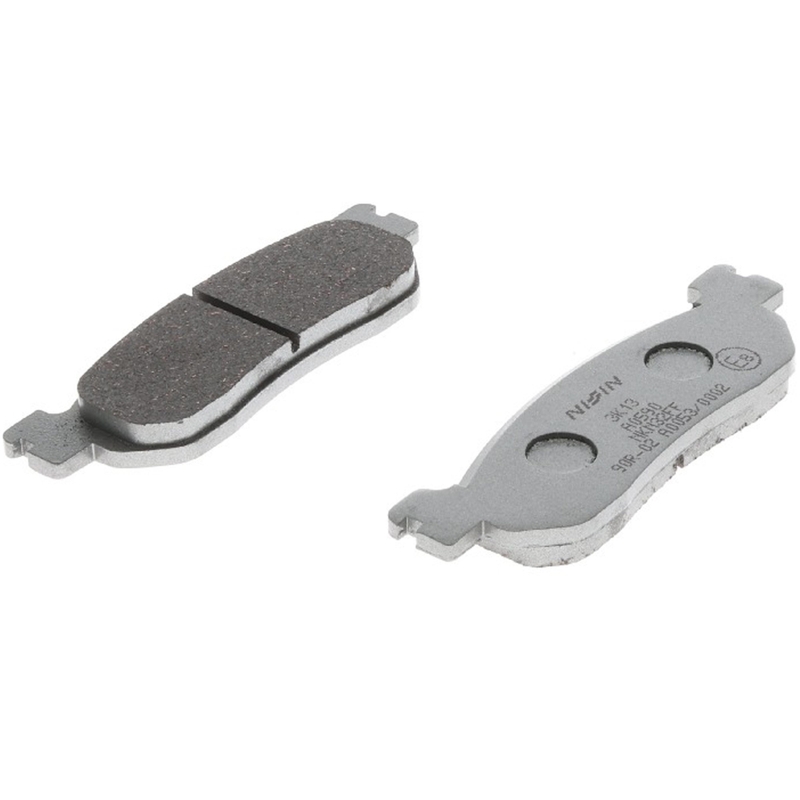 NISSIN Bremsbeläge, halbmetallische Mischung, 100 x 31 x 9 mm, 2 Stück