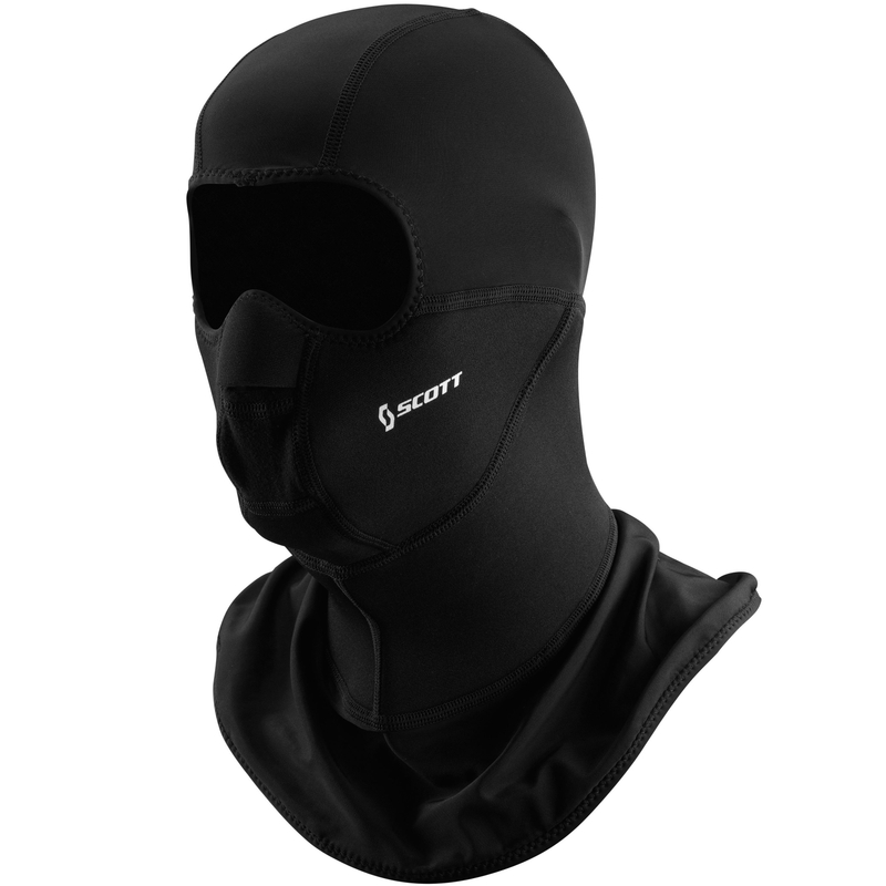 Motorradhelm SCOTT FACE HEATER schwarz