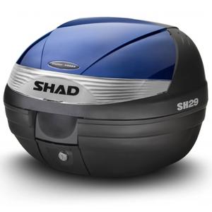 Top case with color cover SHAD SH29 blau
