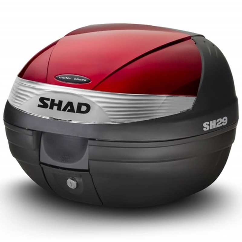 Top case with color cover SHAD SH29 rot