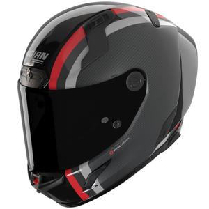 Integralhelm Nolan X-804 RS Ultra Carbon Gemini 364, glänzend grau-schwarz-rot-anthrazit