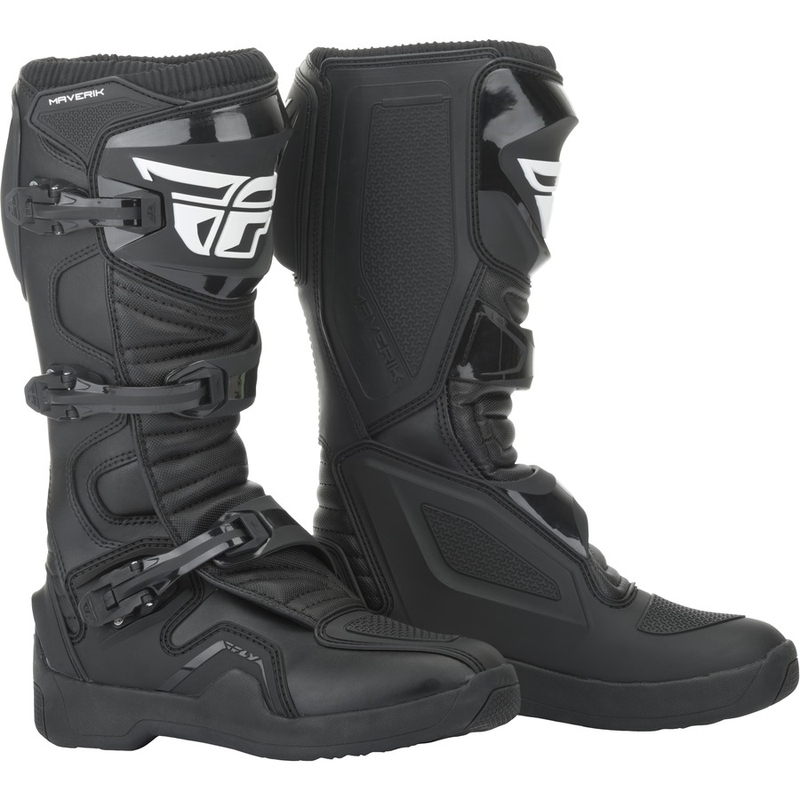 Fly Racing NEW Maverik Motorradstiefel 2019 Schwarz Ausverkauf