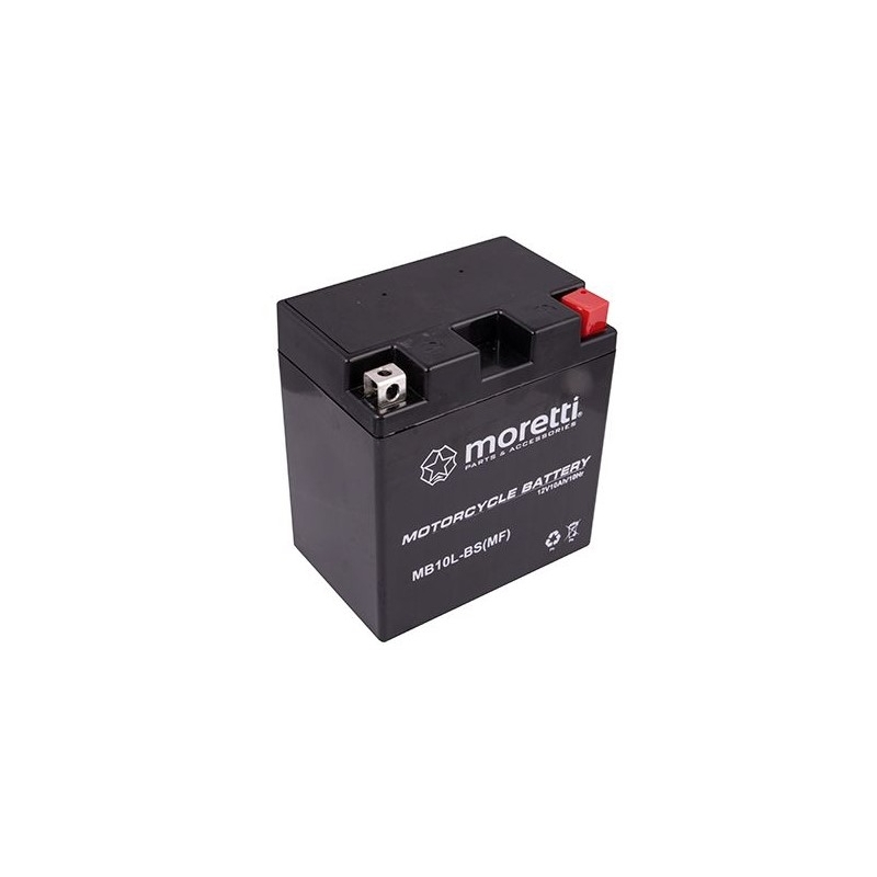 Moretti MB10L-BS wartungsfreie Gel-Batterie, 12V 10Ah