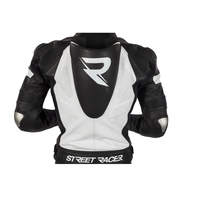 Men's Street Racer Fasttrack Jacket Schwarz-Weiß Ausverkauf