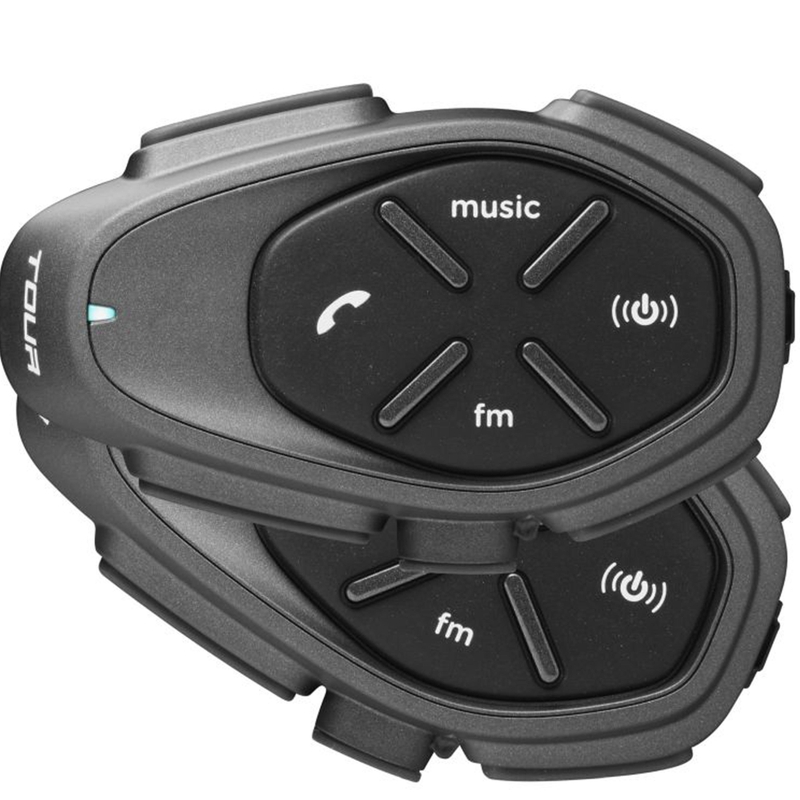 Bluetooth-Freisprecheinrichtung Interphone CellularLine TOUR HD Doppelpack (2 Stück)