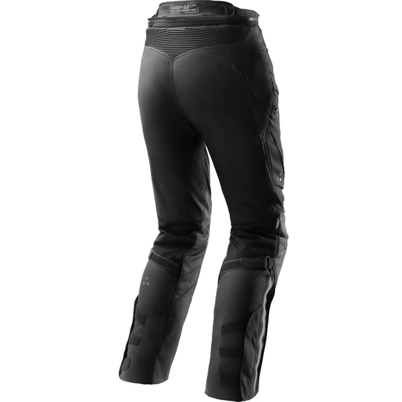 Rebelhorn Hardy 3.0 Damen-Motorradhose mit verlängertem Bein, schwarz