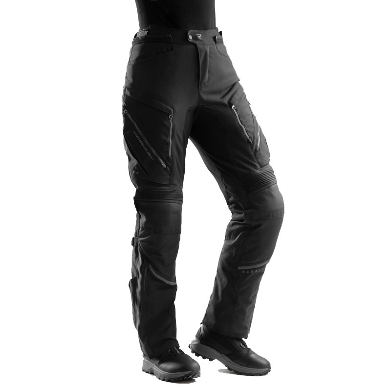 Rebelhorn Hardy 3.0 Damen-Motorradhose mit verlängertem Bein, schwarz