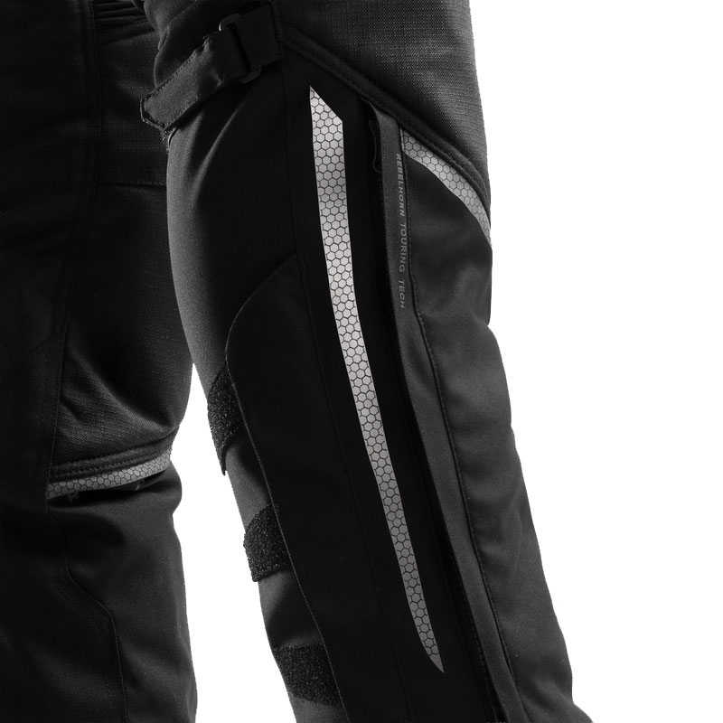 Rebelhorn Hardy 3.0 Damen-Motorradhose mit verlängertem Bein, schwarz
