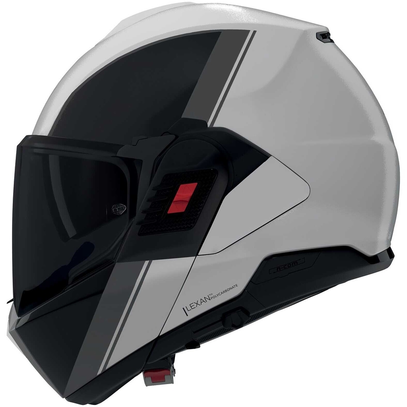 Klappbarer Motorradhelm Nolan N120-1 Verniciatura Speciale 356 glänzend perlschwarz-grau