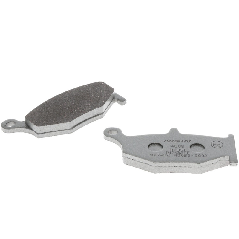 NISSIN Bremsbeläge, halbmetallische Mischung, 89,2 x 40,6 x 10 mm, 2 Stück