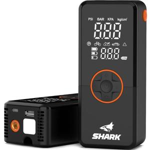 Akkukompressor mit Powerbank SHARK BP-150 schwarz