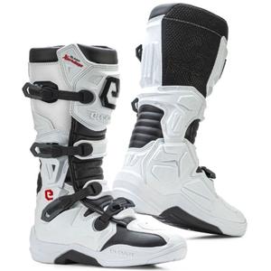 Eleveit X PRIVILEGE Motorradstiefel weiss-schwarz