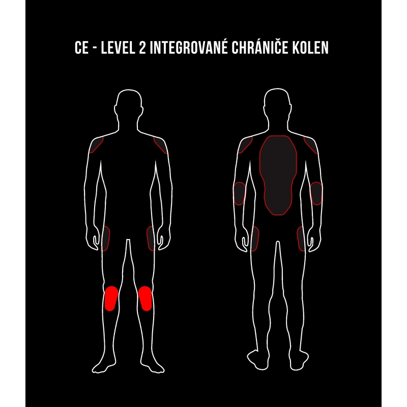 Men's Street Racer Fasttrack Pants Schwarz-Weiß-Fluo Gelb Ausverkauf