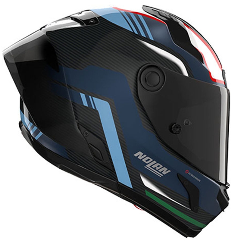 Integralhelm Nolan X-804 RS Piega 366, glänzend schwarz-blau-weiß-rot
