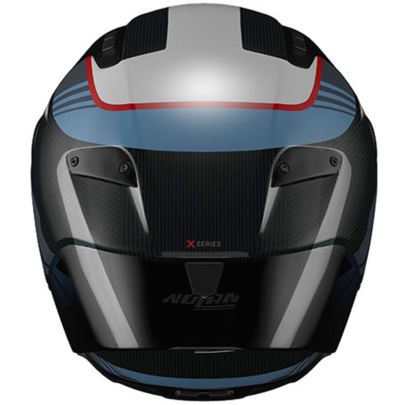 Integralhelm Nolan X-804 RS Piega 366, glänzend schwarz-blau-weiß-rot