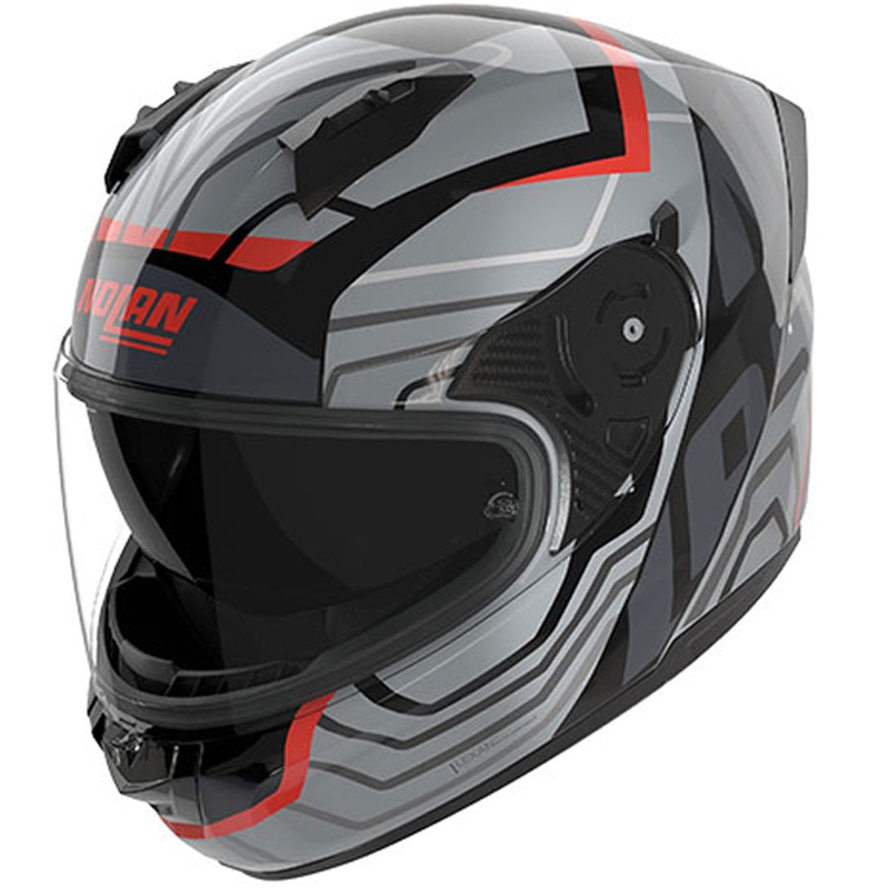 Integralhelm Nolan N60-6 Eclettico 351 grau-schwarz-rot