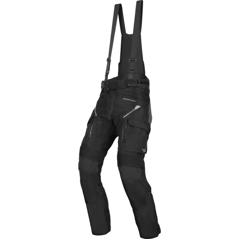 Ayrton Rally II Motorradshorts schwarz-grau