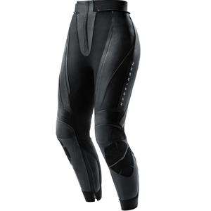 Rebelhorn Diva Leder-Motorradhose für Damen, schwarz