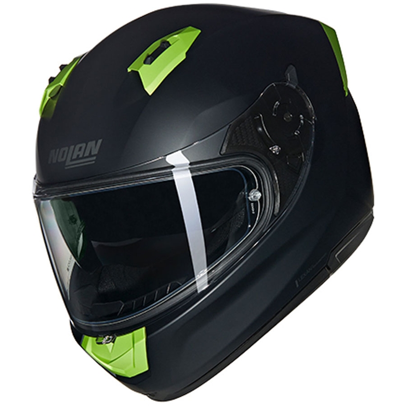Integralhelm Nolan N60-6 Classico Nobile, matt schwarz-grün