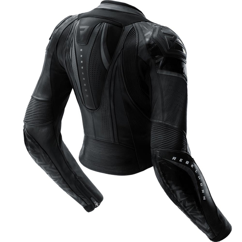 Rebelhorn Diva RS Leder-Motorradjacke für Damen, schwarz