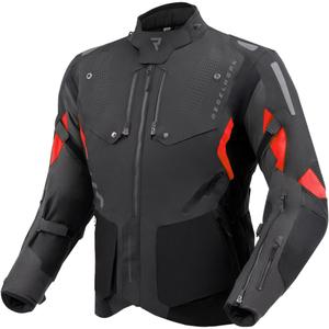 Rebelhorn Hiker IV Motorradjacke schwarz-dunkelgrau-rot
