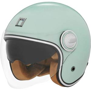 NOX PREMIUM Heritage offener Motorradhelm pastellgrün