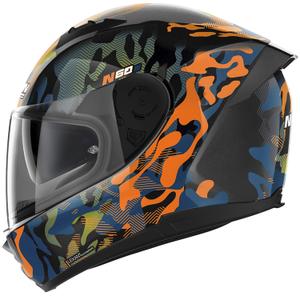 Integralhelm Nolan N60-6 Foxtrot 34 schwarz-orange-blau