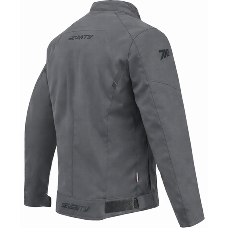 Damen-Motorradjacke Seventy Degrees SD-JR67 Piston, dunkelgrau